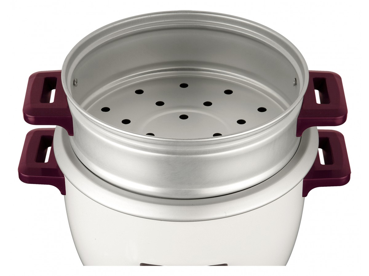 5Cup Electric Rice Cooker with Warmer & Steamer Tray (1.0Litre